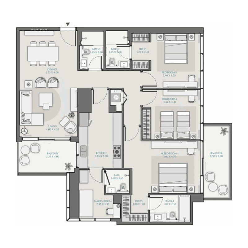Apartment floor plan