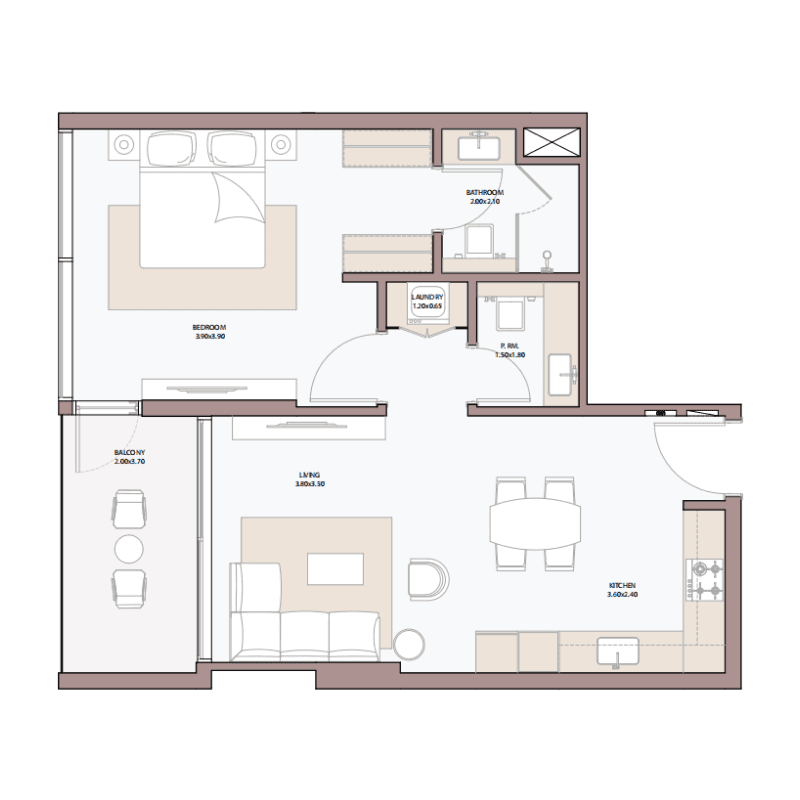 Apartment floor plan