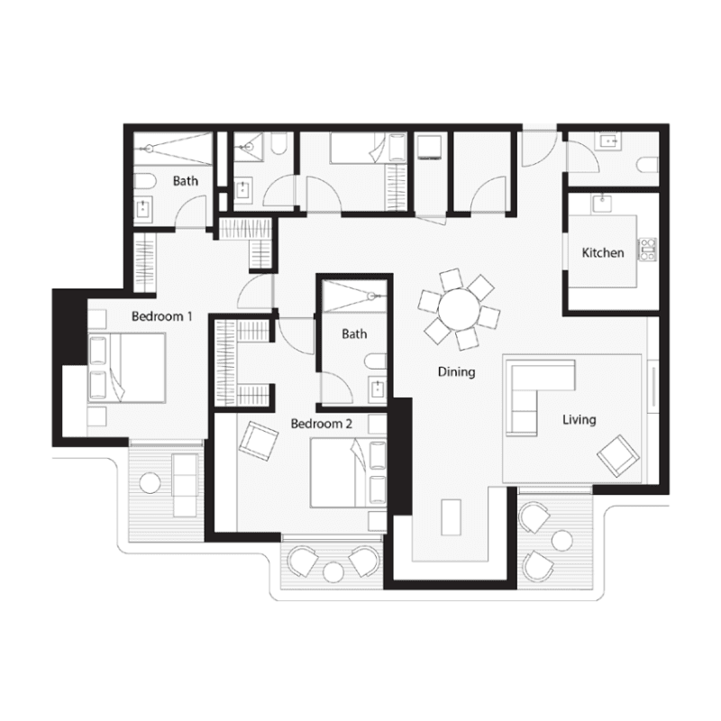 Apartment floor plan