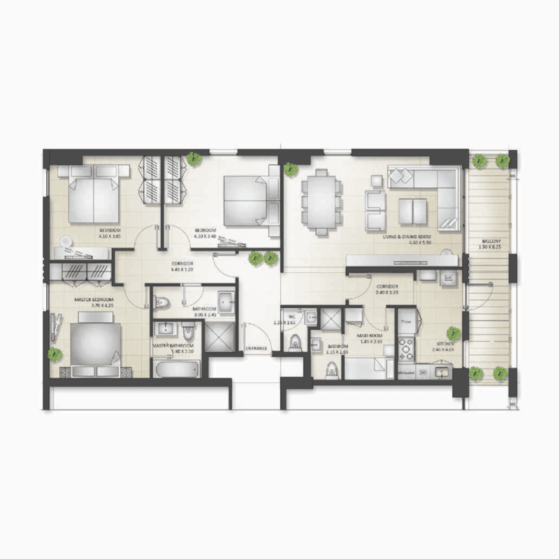 Apartment floor plan