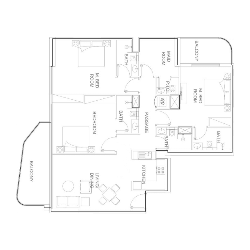 Apartment floor plan