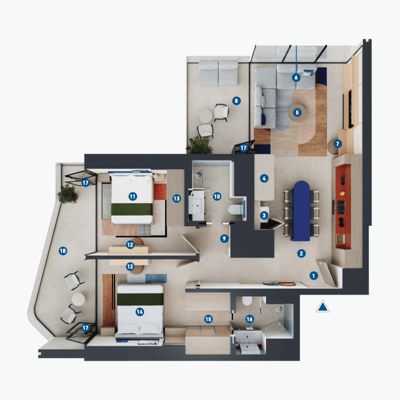Apartment floor plan