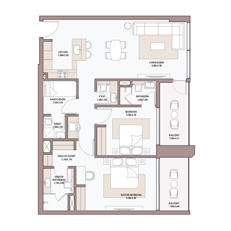 Apartment floor plan