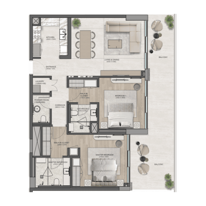 Apartment floor plan
