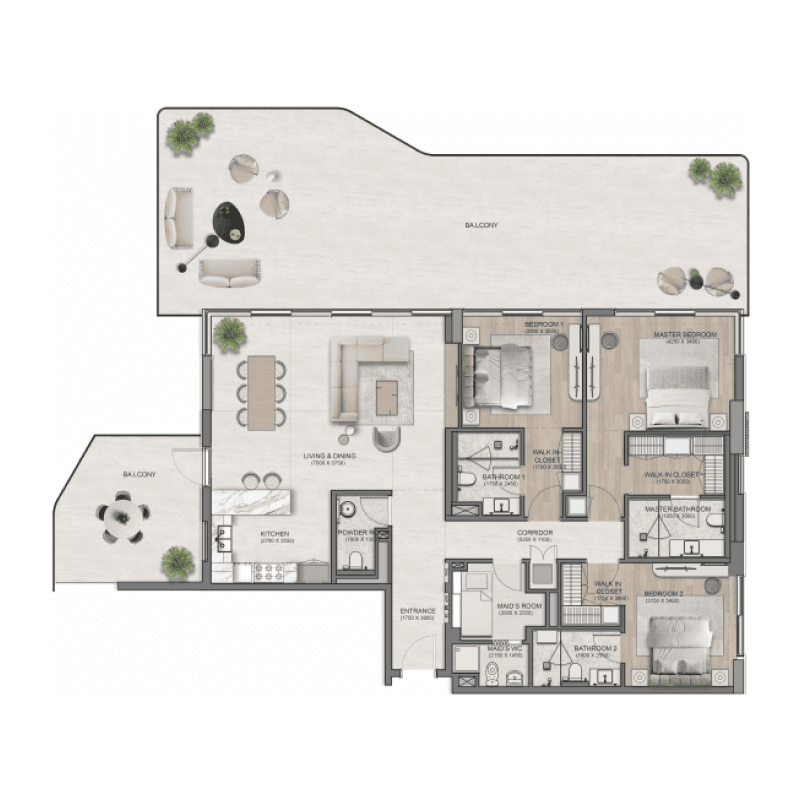 Apartment floor plan