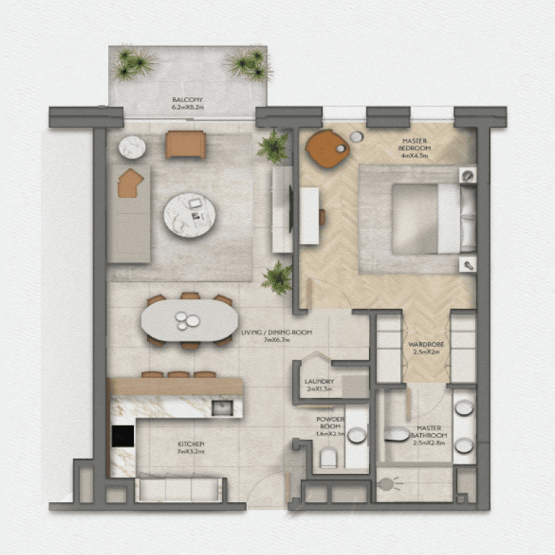 Apartment floor plan