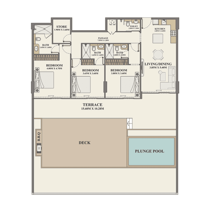 Apartment floor plan