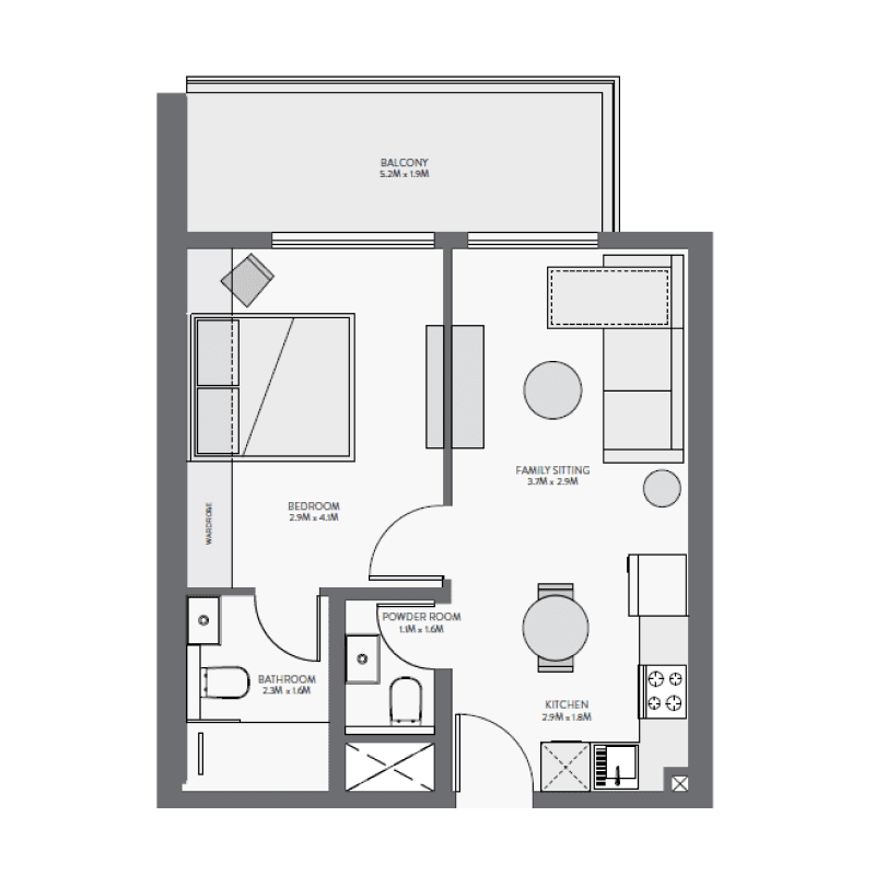 Apartment floor plan