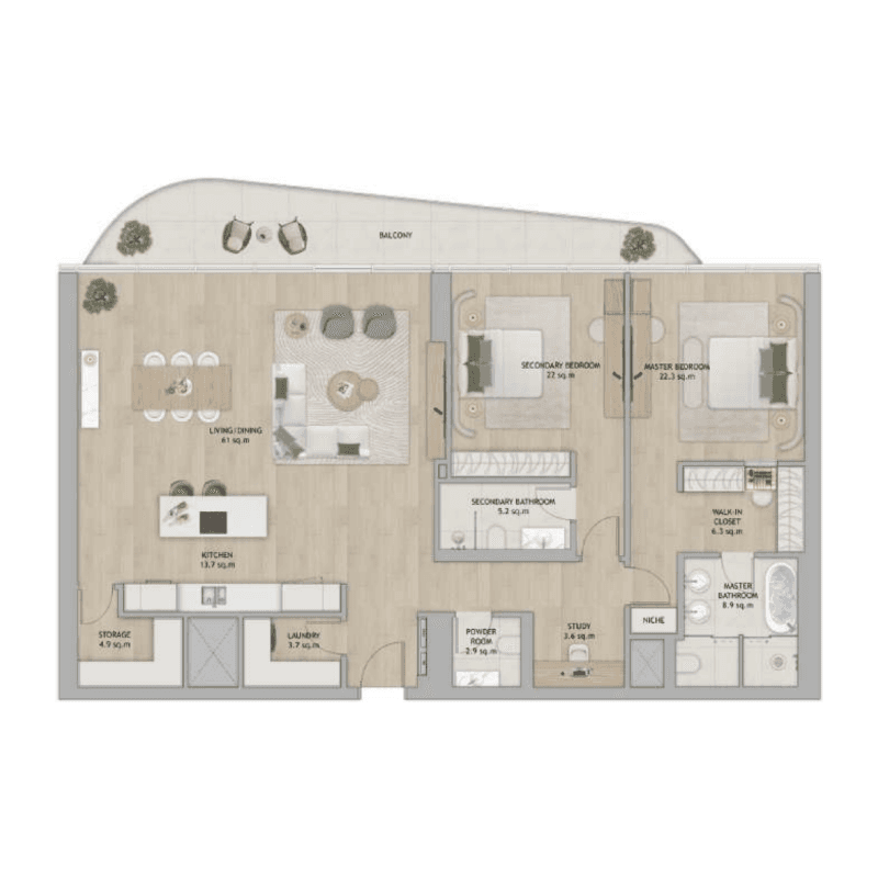 Apartment floor plan