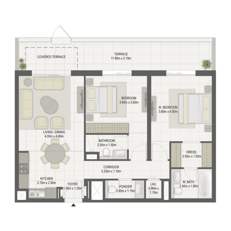 Apartment floor plan