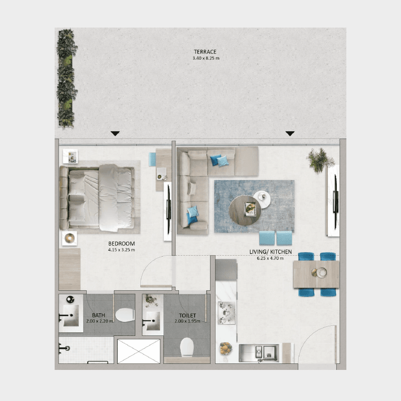 Apartment floor plan