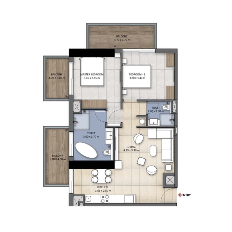 Apartment floor plan