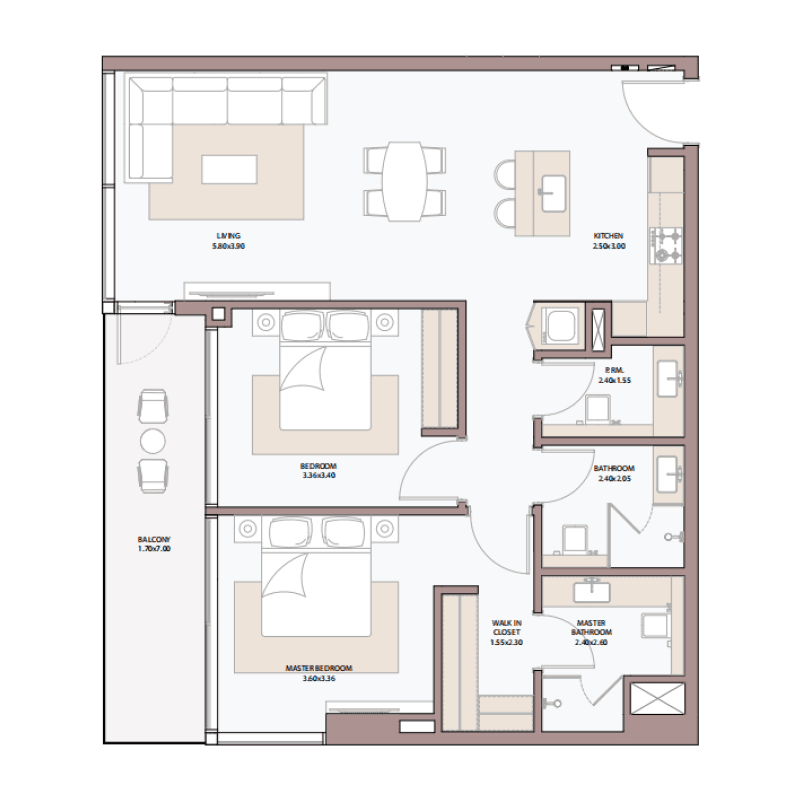 Apartment floor plan