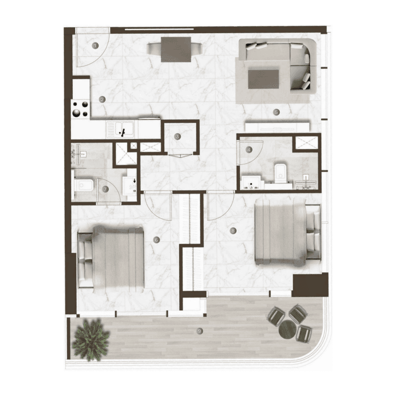 Apartment floor plan