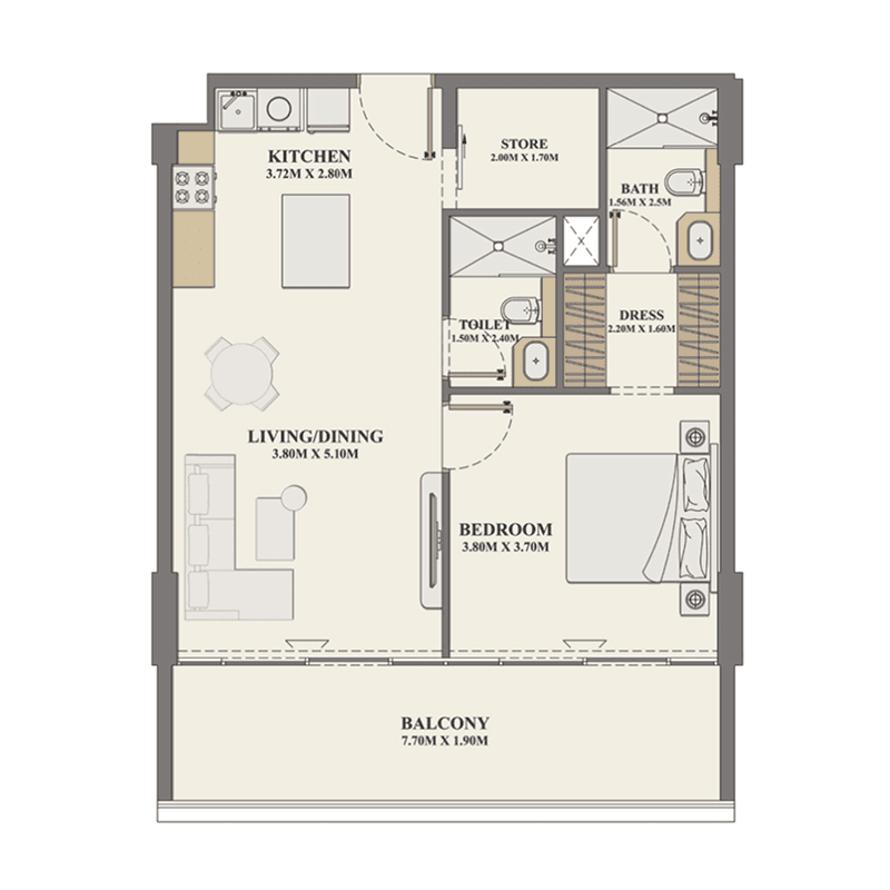 Apartment floor plan