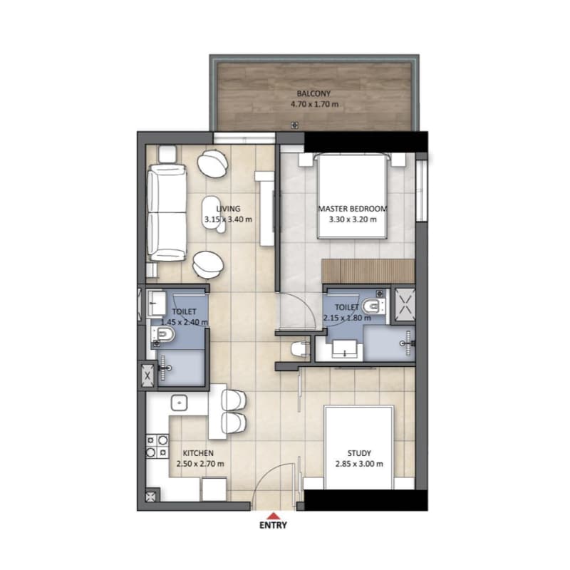 Apartment floor plan