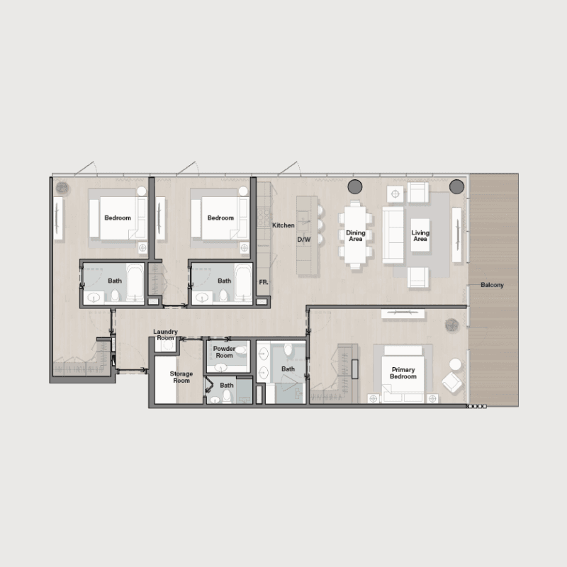 Apartment floor plan