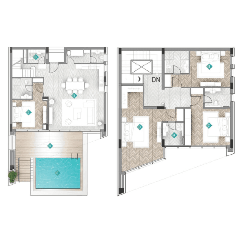Apartment floor plan