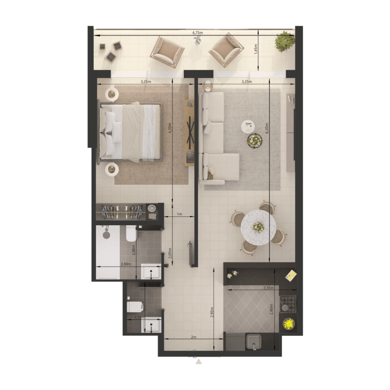 Apartment floor plan