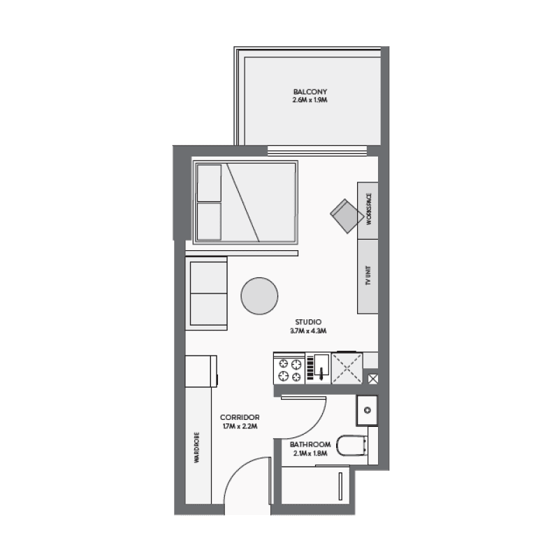Apartment floor plan